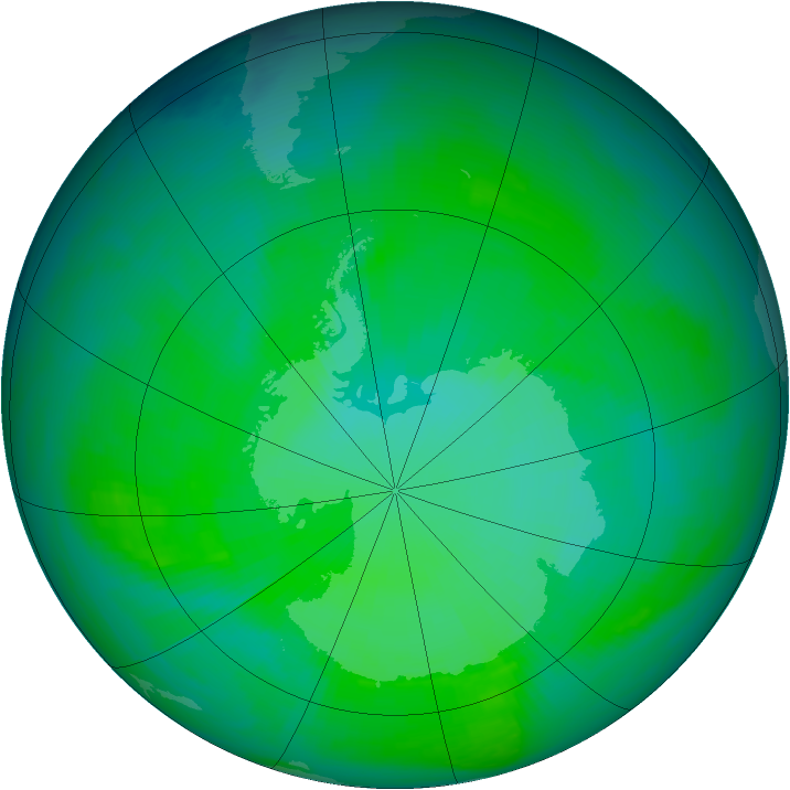 Ozone Map 1986-12-08